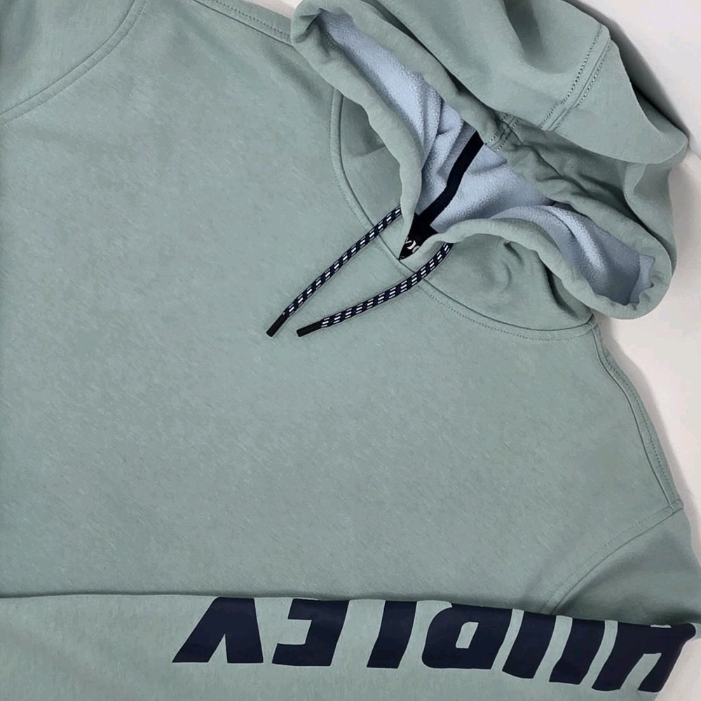 Hurley Men's Acadia Heat Fleece Pullover Hoodie Size XXL 2XL Mint Green EUC